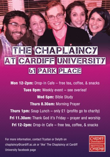 THE CHAPLAINCY - Cardiff University