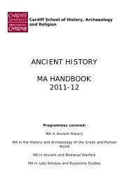 MA handbook AH 2011-12.docx - Cardiff University