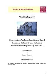 Paper 89: Conversation Analysis, Practitioner Based Research ...