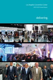 annual report - Los Angeles Convention Center