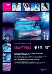 ERGOLINE Affinity 800-S - Lacher Solarien