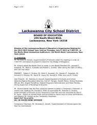 July 5, 2012 - Reorganization Meeting - Lackawanna City School ...