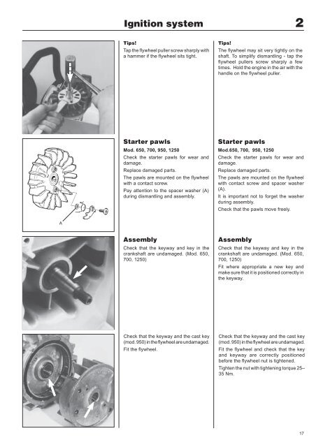 WM, Workshop Manual, K650, K700, K950, K1250, 2001-06, Power ...