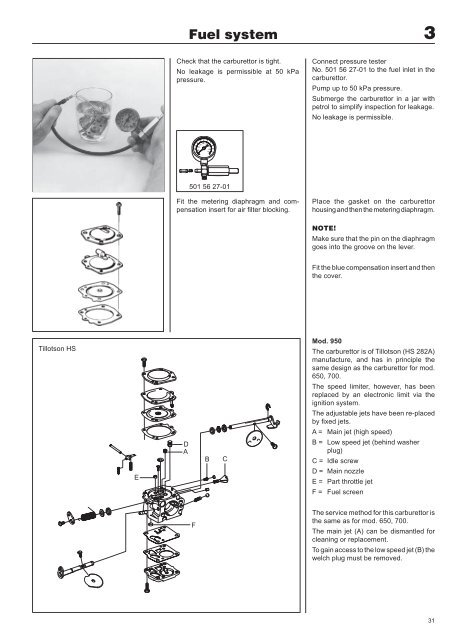 WM, Workshop Manual, K650, K700, K950, K1250, 2001-06, Power ...