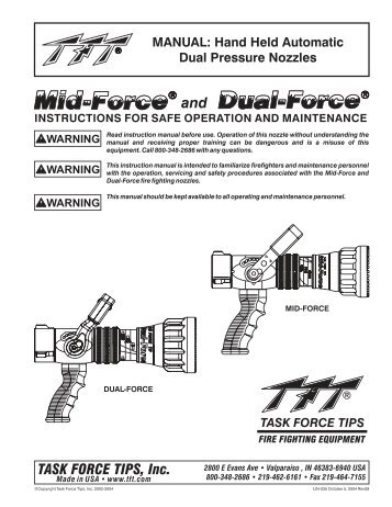 TFT MID DUAL FORCE MANUAL.pdf - Los Angeles County ...
