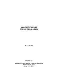 marion township zoning resolution - Lima-Allen County Regional ...