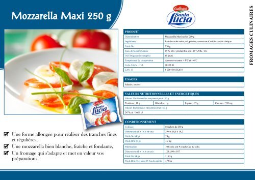 Mozzarella Maxi 250 g