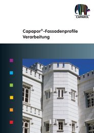 Capapor®-Fassadenprofile Verarbeitung - Deutsche Amphibolin ...