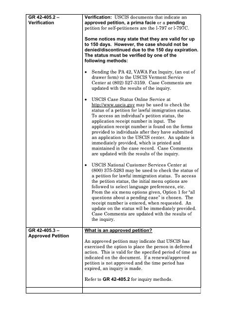 General Relief Policy - Department of Public Social Services