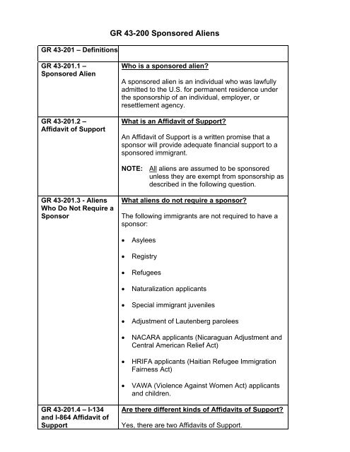 General Relief Policy - Department of Public Social Services