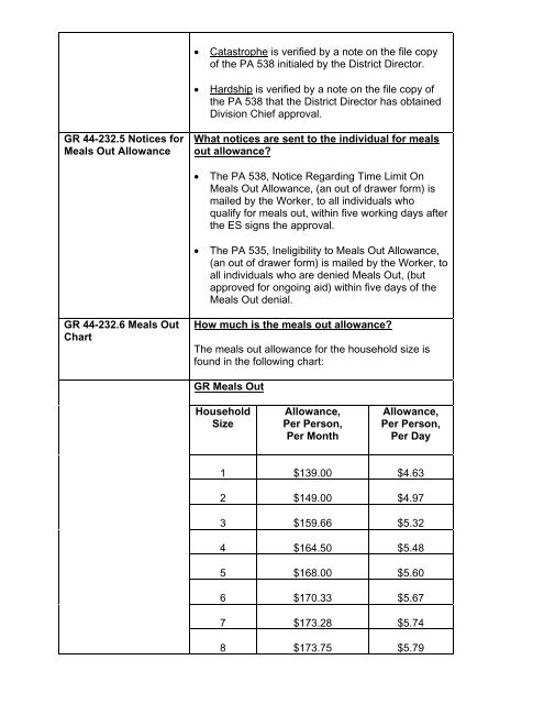 General Relief Policy - Department of Public Social Services