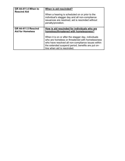 General Relief Policy - Department of Public Social Services