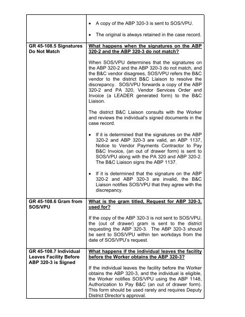 General Relief Policy - Department of Public Social Services