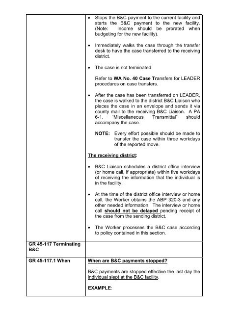 General Relief Policy - Department of Public Social Services