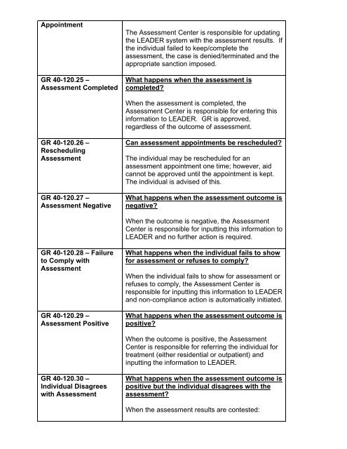 General Relief Policy - Department of Public Social Services