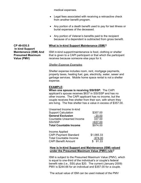 cp 49-055 benefit determinations - Department of Public Social ...