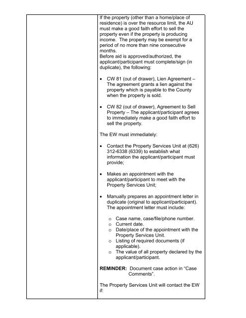 CalWORKs Policy - Department of Public Social Services