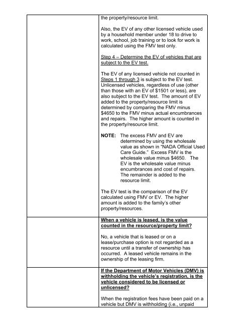 CalWORKs Policy - Department of Public Social Services