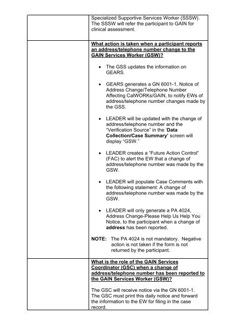 CalWORKs Policy - Department of Public Social Services