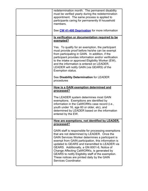 CalWORKs Policy - Department of Public Social Services