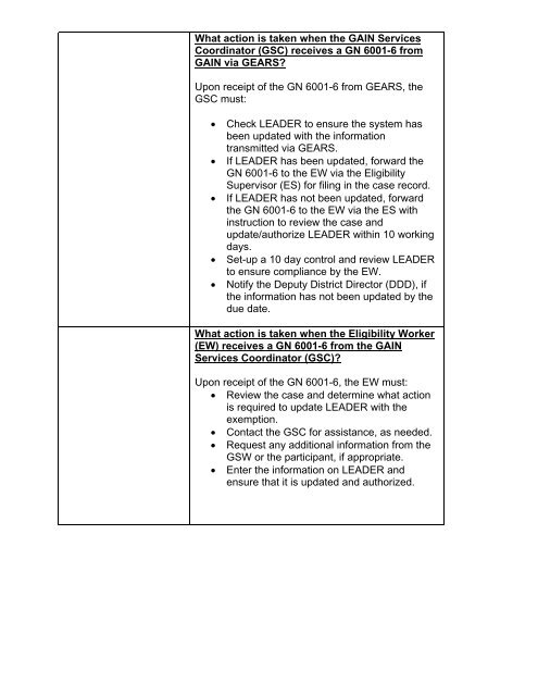 CalWORKs Policy - Department of Public Social Services