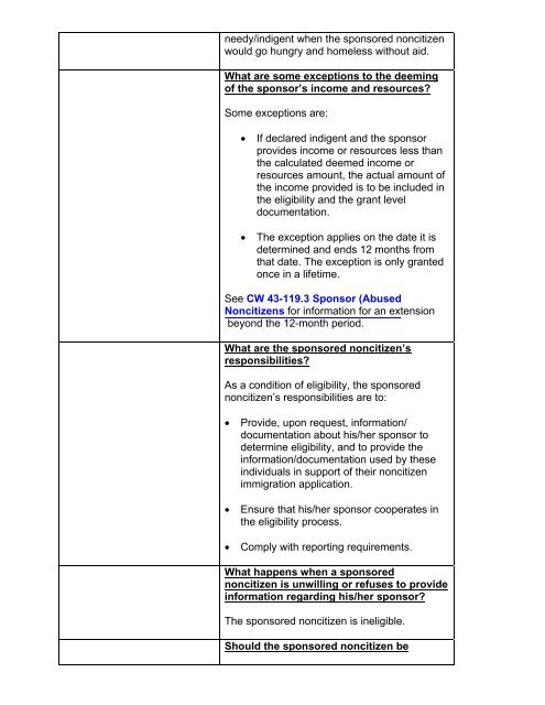 CalWORKs Policy - Department of Public Social Services