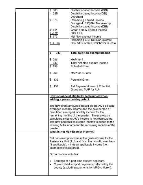 CalWORKs Policy - Department of Public Social Services