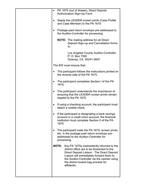 CalWORKs Policy - Department of Public Social Services