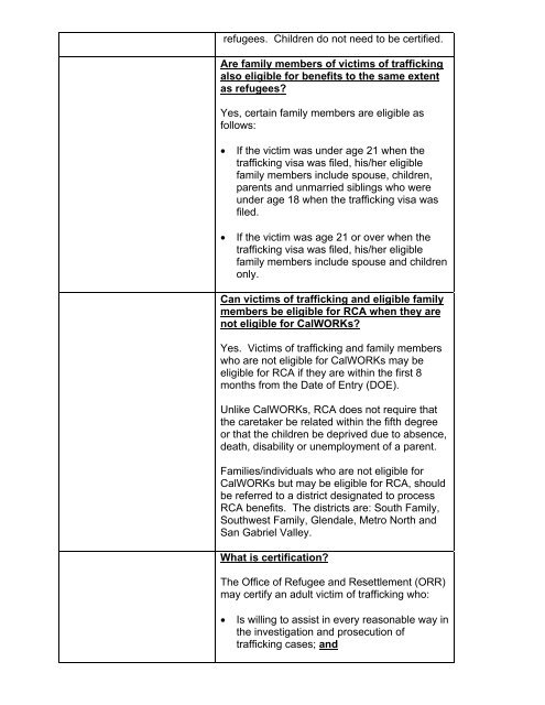 CalWORKs Policy - Department of Public Social Services