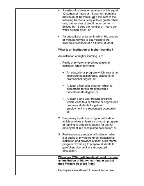 CalWORKs Policy - Department of Public Social Services