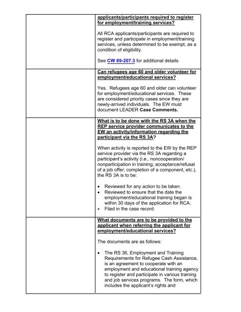 CalWORKs Policy - Department of Public Social Services