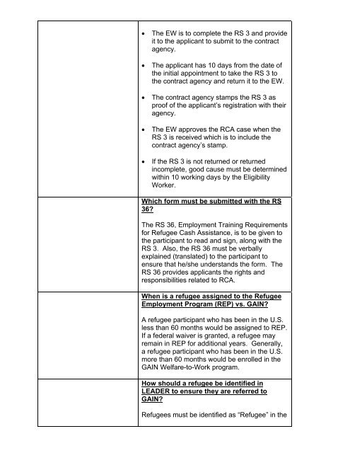 CalWORKs Policy - Department of Public Social Services