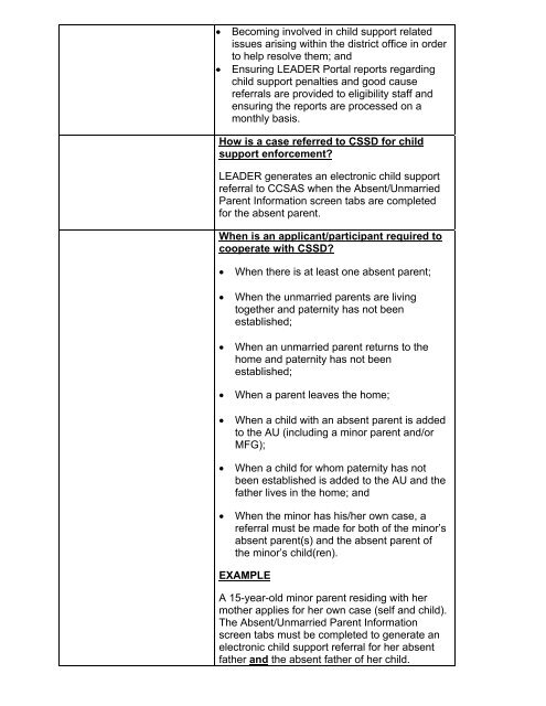 CalWORKs Policy - Department of Public Social Services