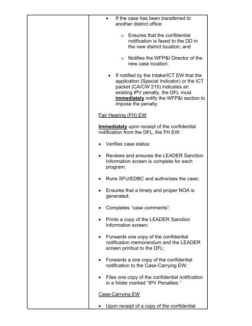 CalWORKs Policy - Department of Public Social Services