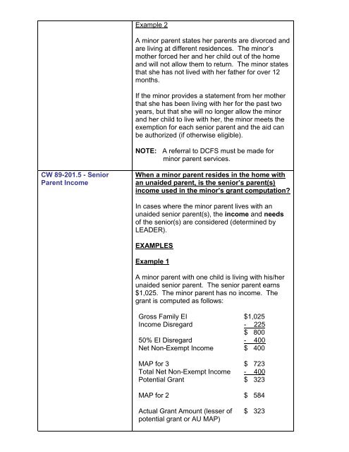 CalWORKs Policy - Department of Public Social Services