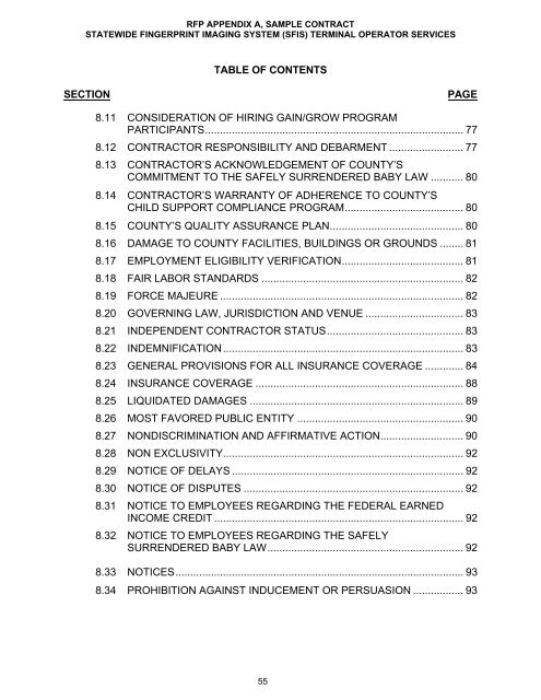 (RFP) - Terminal Operator Services for the Statewide Fingerprint ...