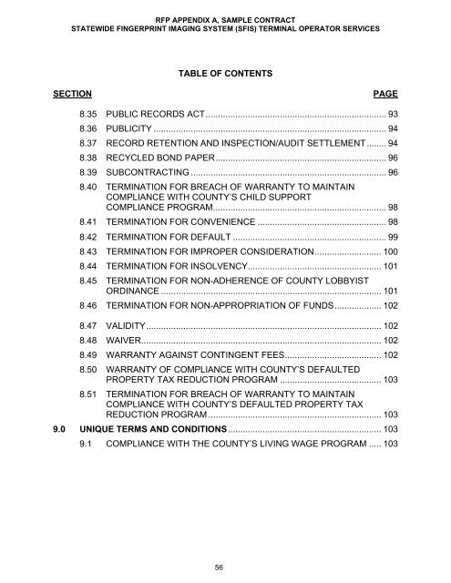 (RFP) - Terminal Operator Services for the Statewide Fingerprint ...