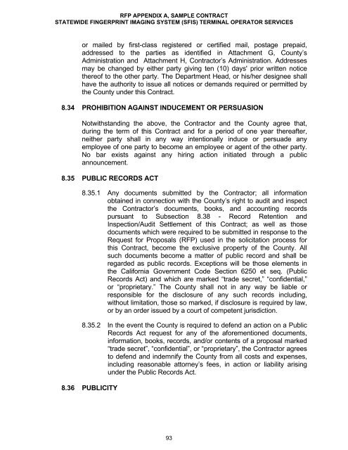 (RFP) - Terminal Operator Services for the Statewide Fingerprint ...