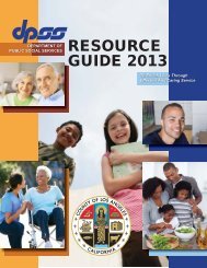 RESOURCE GUIDE 2013 - Department of Public Social Services