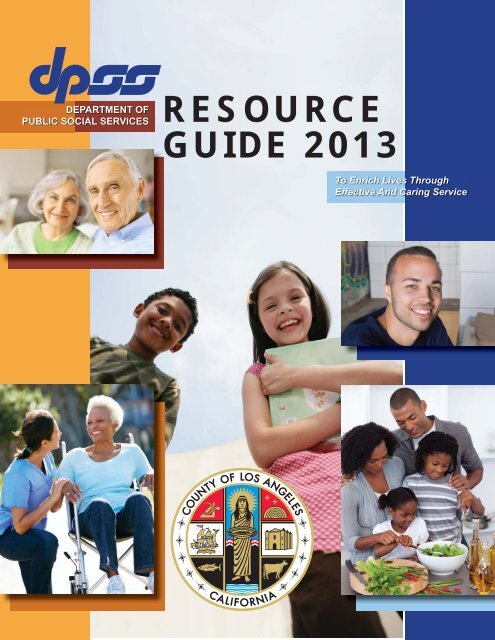 RESOURCE GUIDE 2013 - Department of Public Social Services