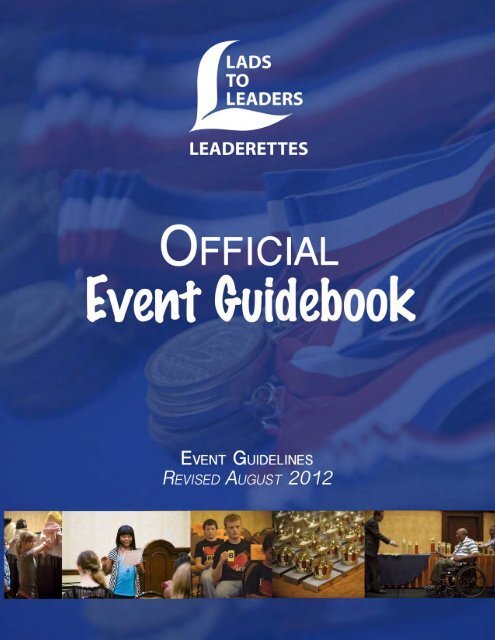 Rules Book - Updated August 2012 - Lads to Leaders