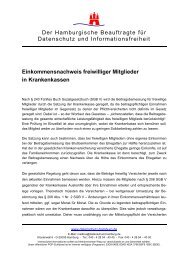 Einkommensnachweis freiwilliger Mitglieder in Krankenkassen