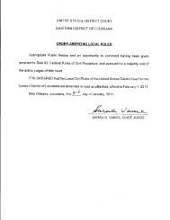 LOCAL CIVIL RULES OF THE UNITED - US District Court - Eastern ...