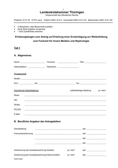 FA Innere Medizin und Nephrologie.pdf - Landesärztekammer ...