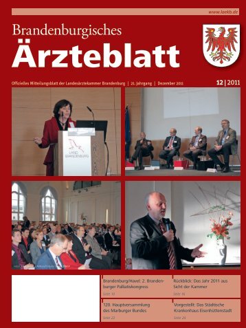 Ausgabe 12/2011 - LandesÃ¤rztekammer Brandenburg