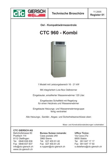 CTC 960 - Kombi - CTC Giersch AG