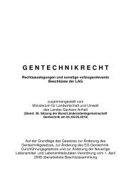 gentechnikrecht - Bund/LÃ¤nder - Arbeitsgemeinschaft Gentechnik