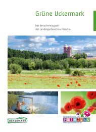 Besuchermagazin - Landesgartenschau Prenzlau 2013