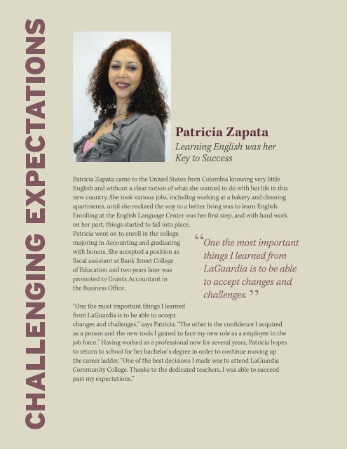 Patricia Zapata - LaGuardia Community College - CUNY