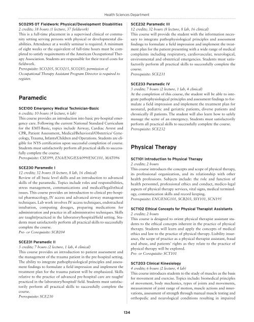 COURSE INDEX - LaGuardia Community College